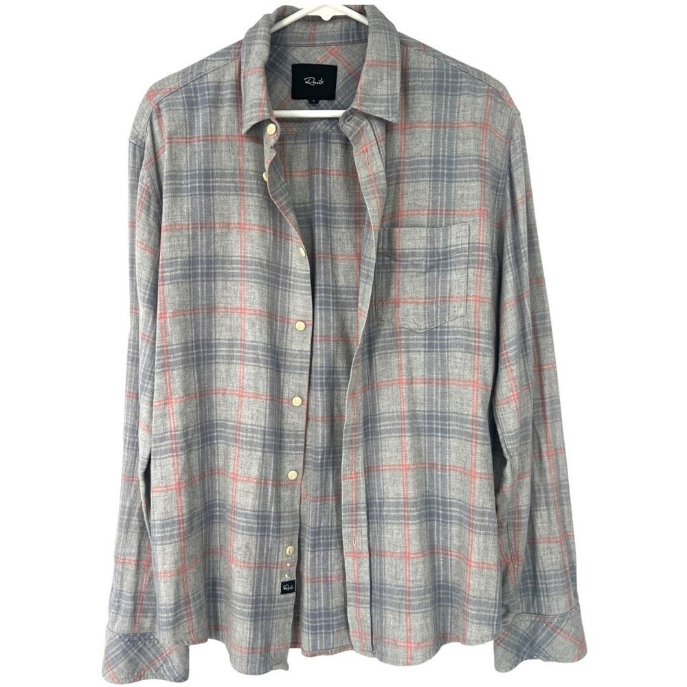 Rails | L | Button Up Down Plaid Flannel Shirt Me… - image 2